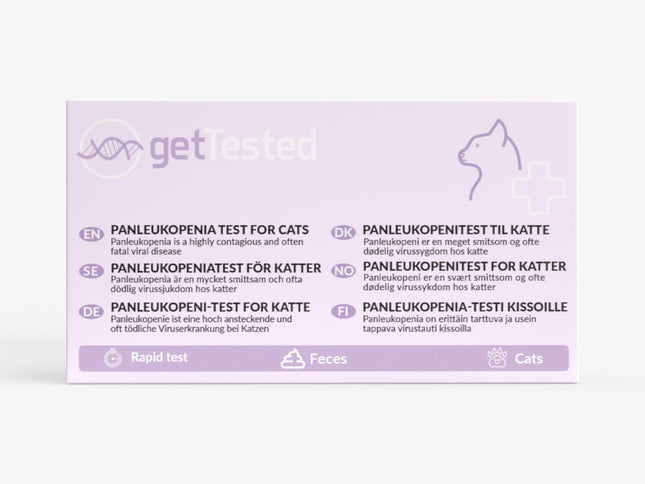 Panleukopenia test for cats