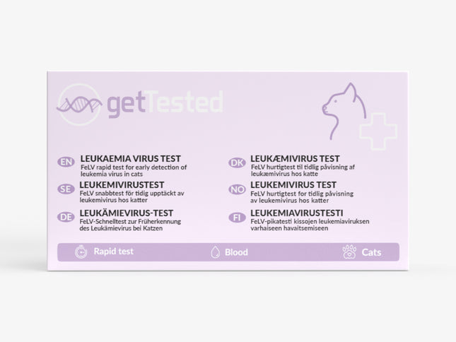 Leukemia virus test for cats