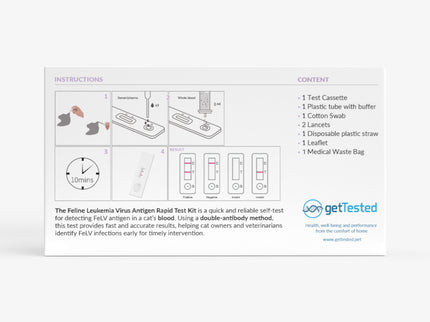 Leukemia virus test for cats