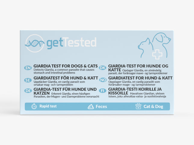 Giardia-Test für Hunde und Katzen