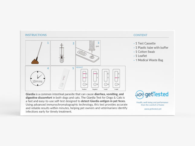 Giardia test for dogs and cats