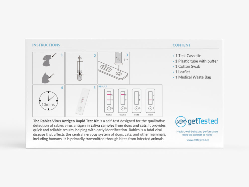 Tollwut-Test für Hunde & Katzen