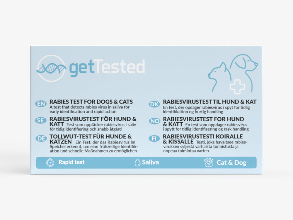 Tollwut-Test für Hunde & Katzen