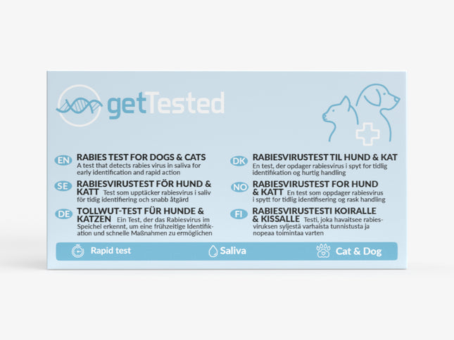 Rabies test for dogs &amp; cats