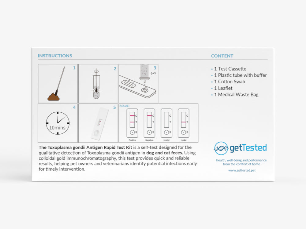 Toxoplasma-Test für Hunde & Katzen