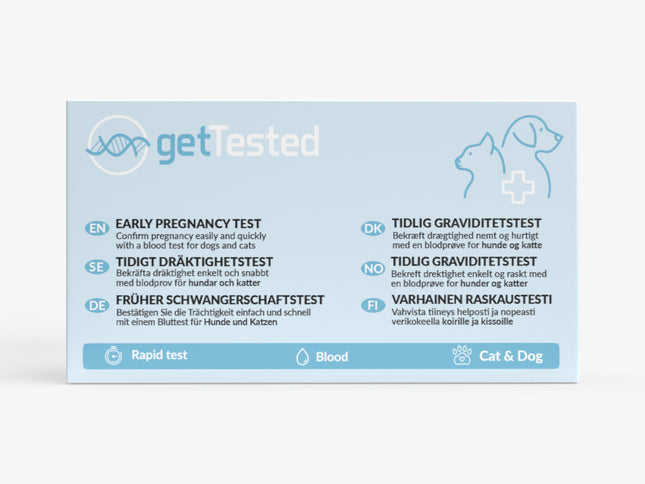 Early pregnancy test for dogs &amp; cats
