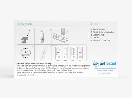 Influenza test for dogs
