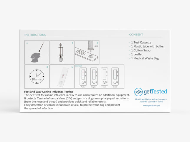 Influenza test for dogs