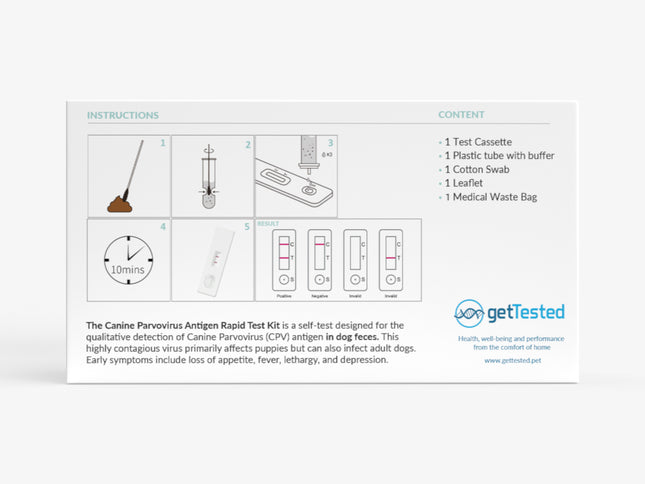 Parvovirus test for dogs