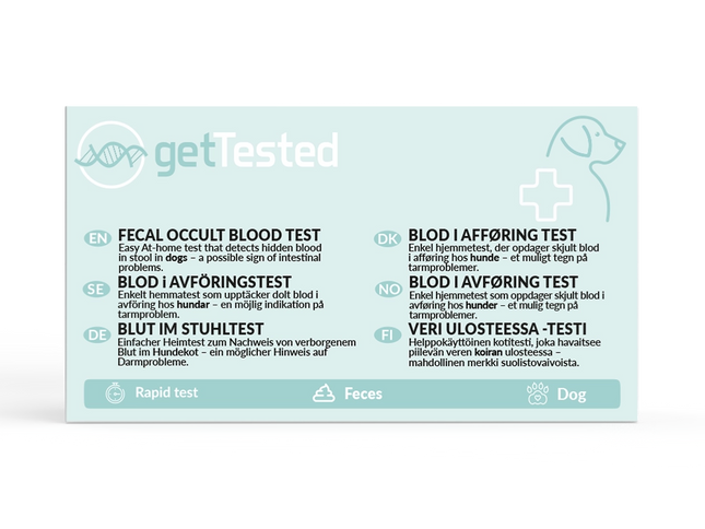 Test auf okkultes Blut im Stuhl (Hund)