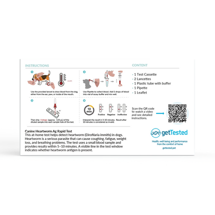 Herzwurm-Test für Hunde