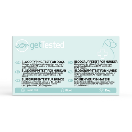 Blutgruppen-Test für Hunde zur Selbstanwendung | GetTested