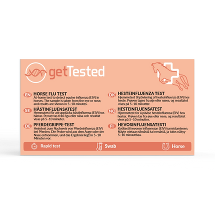 Pferdegrippe Schnelltest – Equine Influenza | GetTested