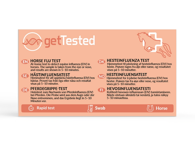 Pferdegrippe Schnelltest – Equine Influenza | GetTested