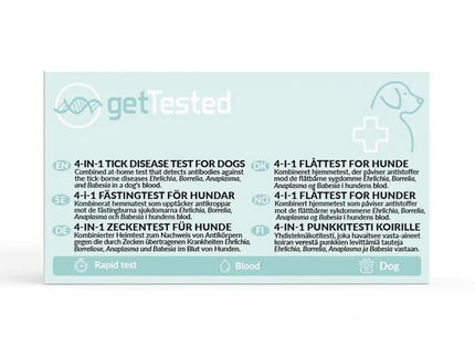 4 in 1 Zeckentest für Hunde