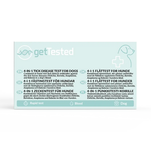 4 in 1 Zeckentest für Hunde