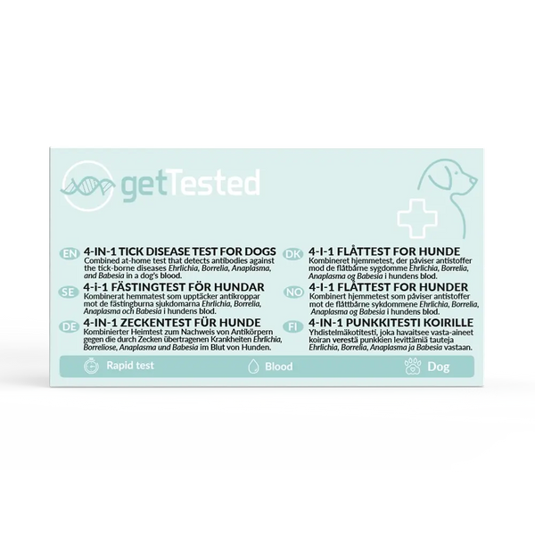 4 in 1 Zeckentest für Hunde