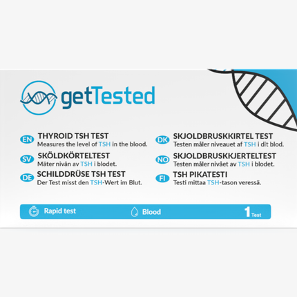 TSH test of the thyroid