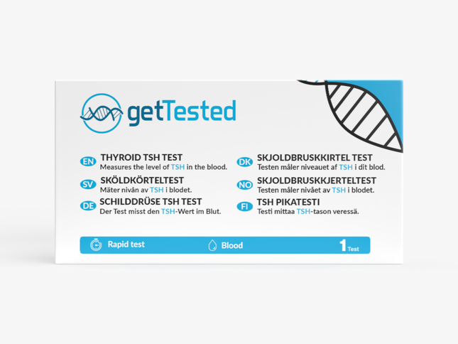 TSH test of the thyroid