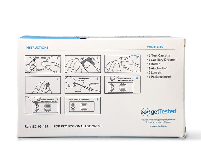 Epstein-Barr Schnelltest – IgG-Bluttest | GetTested