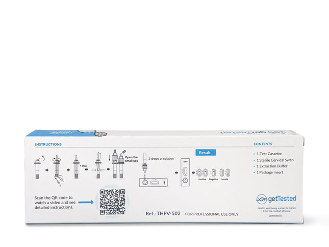 HPV Schnelltest – Zervixabstrich Typ 16/18 | GetTested