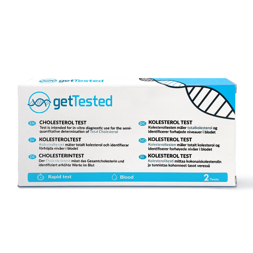 Cholesterin Schnelltest – Fingerprick-Bluttest | GetTested