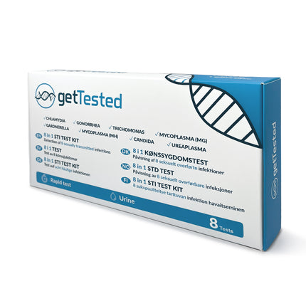 8-in-1 STD Rapid Test – Urine Test 8 Infections | GetTested