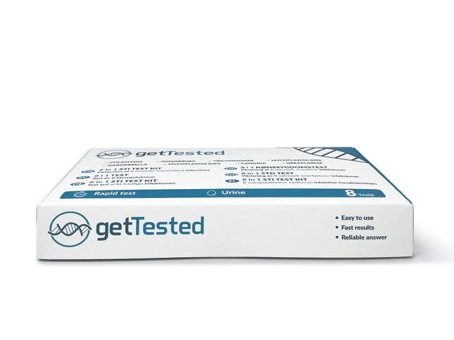 8-in-1 STI Schnelltest – Urintest 8 Infektionen | GetTested